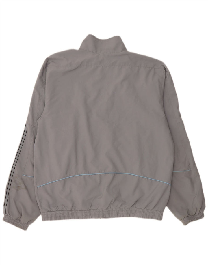 Adidas Mens Tracksuit Top Jacket Medium Grey Colourblock