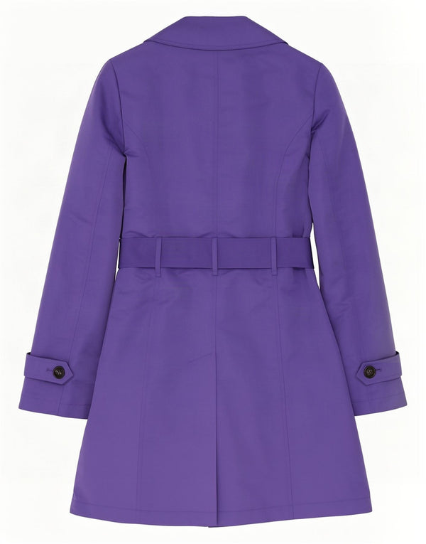 Marks & Spencer Gabardina para mujer UK 40 Poliéster morado medio