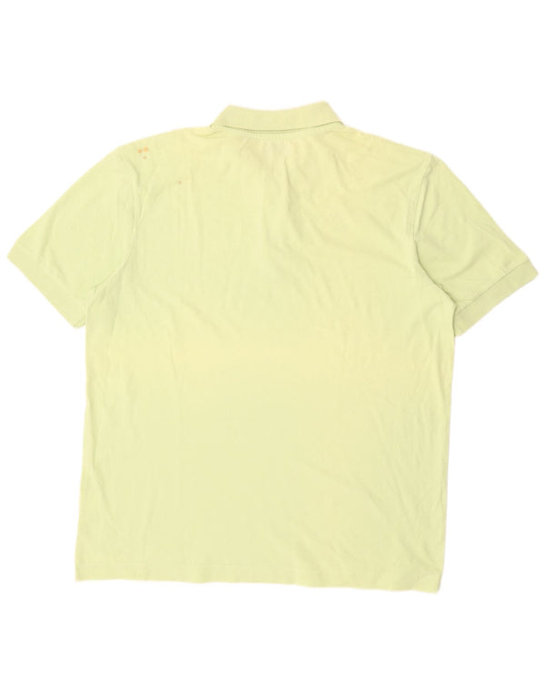 Kappa Mens Polo Shirt XL Yellow Cotton