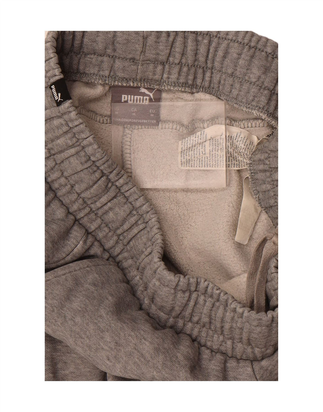 PUMA Mens Tracksuit Trousers Joggers Medium  Grey Cotton