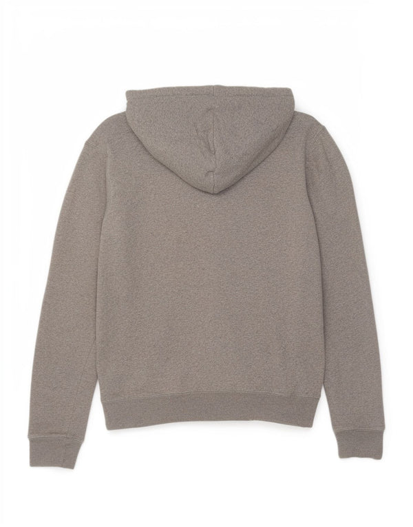 Jack Wills Grafisk hættetrøje til damer UK 10 Small Grey Flecked Bomuld