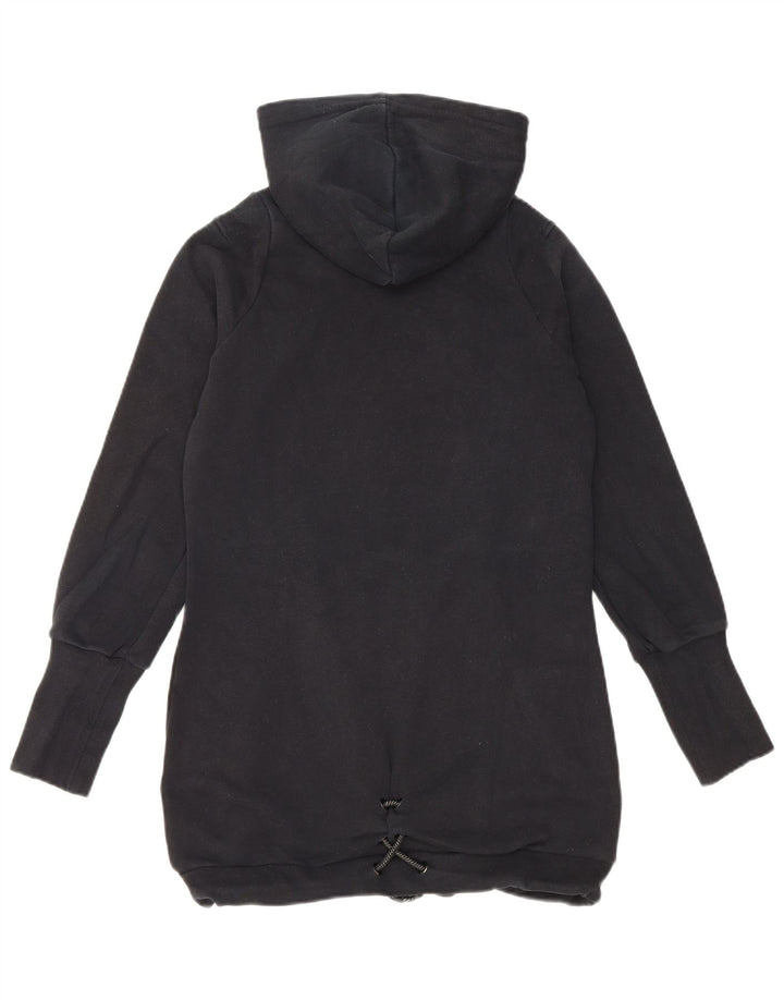 Adidas Womens Graphic Hoodie Jumper IT 44 Medium Black