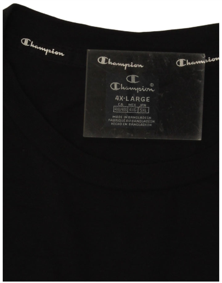 Champion Herre T-Shirt Top 4XL Navy Blue