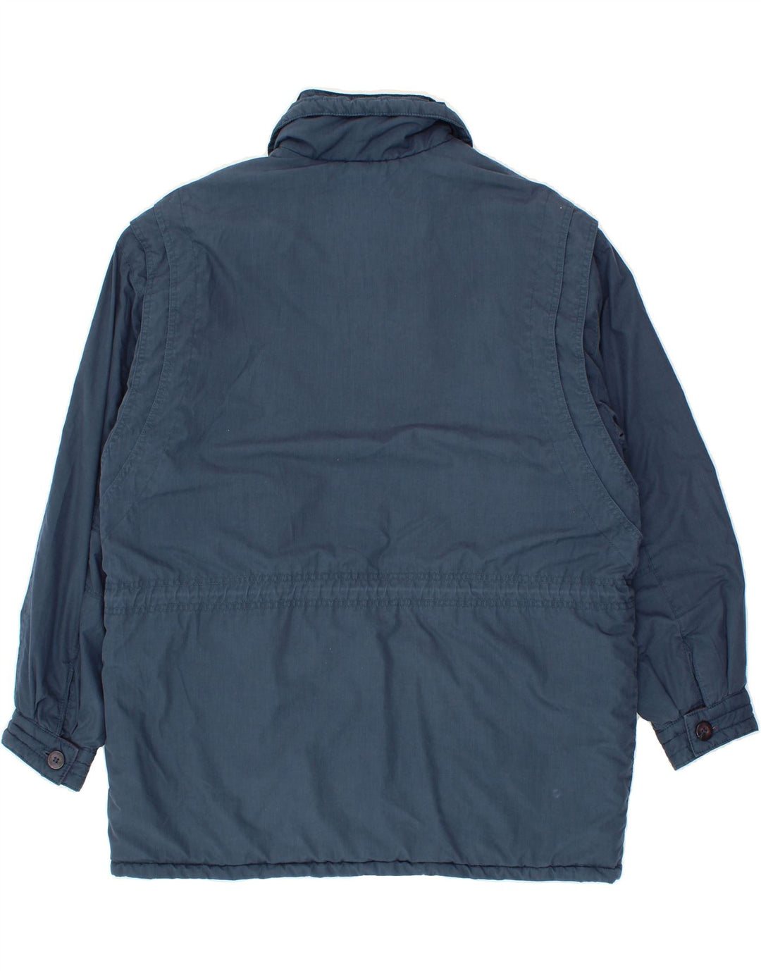VINTAGE Womens Padded Jacket UK 22 3XL Navy Blue Polyester Vintage Vintage and Second-Hand Vintage from Messina Hembry 
