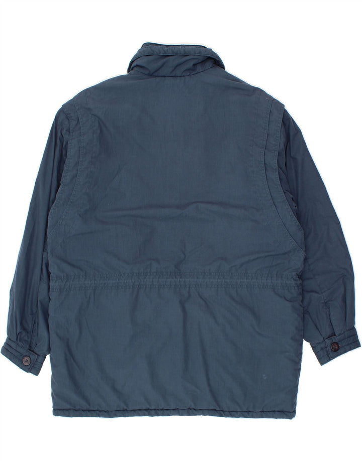VINTAGE Womens Padded Jacket UK 22 3XL Navy Blue Polyester Vintage Vintage and Second-Hand Vintage from Messina Hembry 
