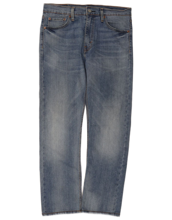 Levi's Mens 513 Straight Jeans W32 L28 Blue Cotton