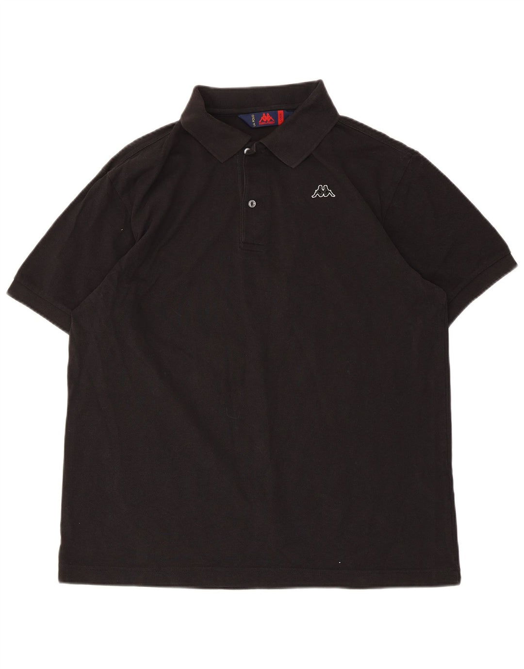 Kappa herre poloshirt stor sort bomuld