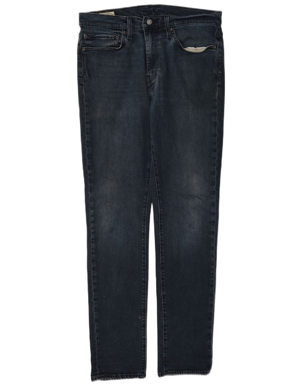 Jeans slim da uomo Levi's W34 L34 cotone blu navy