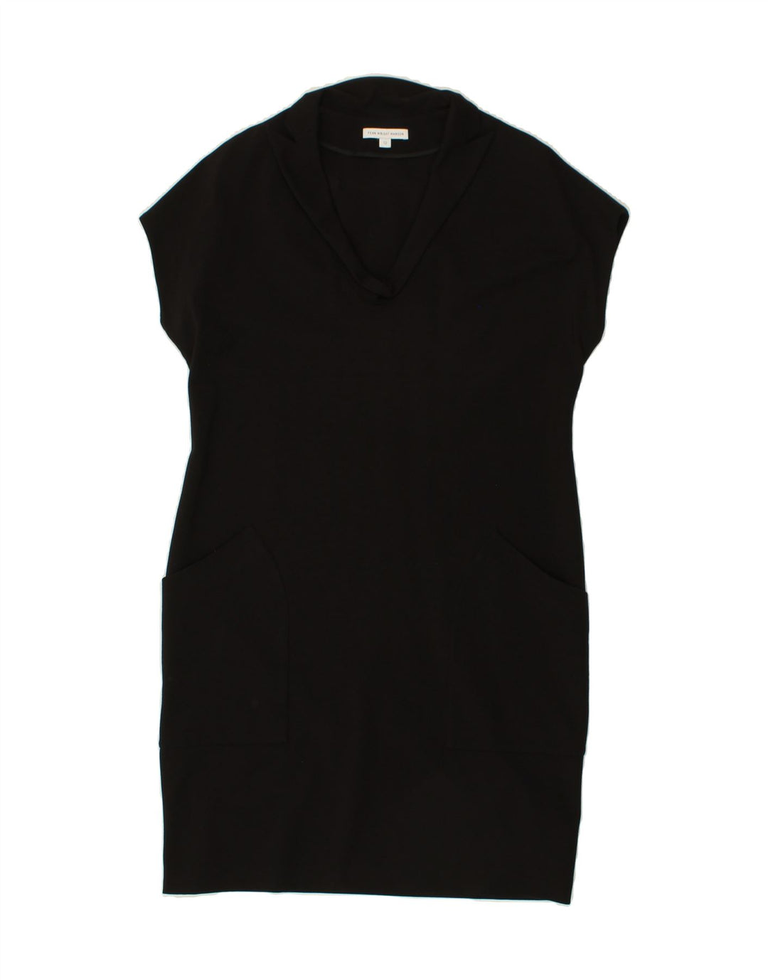 FENN WRIGHT MANSON Womens Short Sleeves Sheath Dress US 12 Large Black Vintage Fenn Wright Manson and Second-Hand Fenn Wright Manson from Messina Hembry 