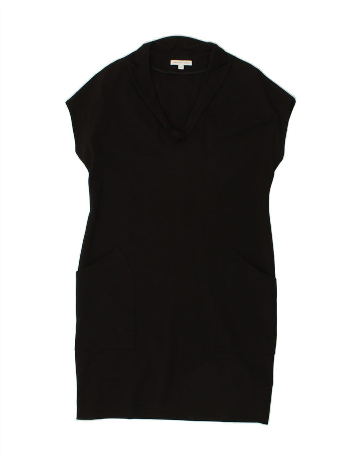 FENN WRIGHT MANSON Womens Short Sleeves Sheath Dress US 12 Large Black Vintage Fenn Wright Manson and Second-Hand Fenn Wright Manson from Messina Hembry 