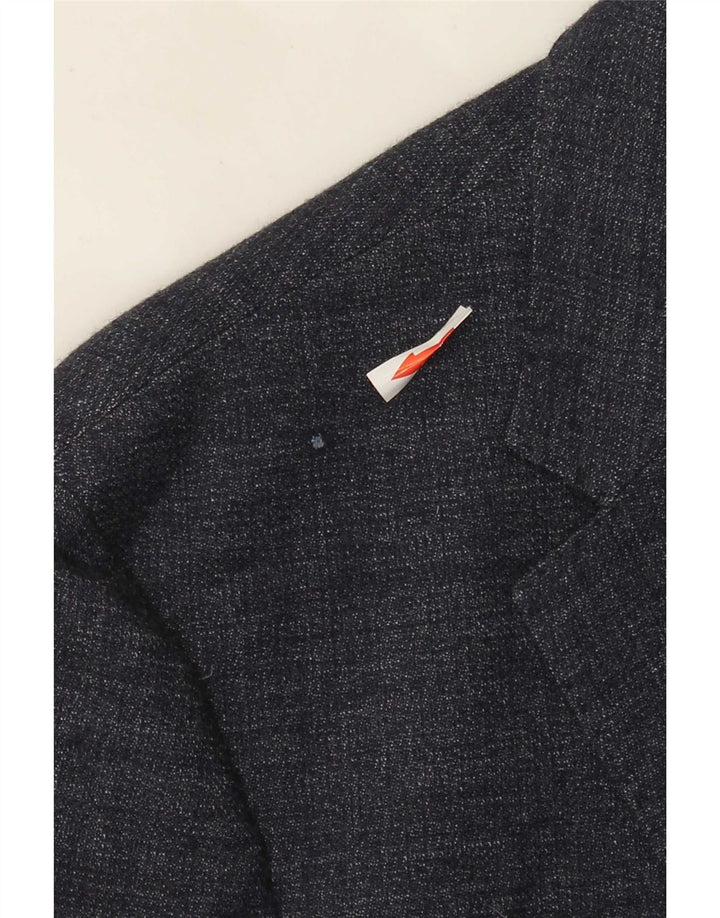 Hugo Boss Mens 2 Button Blazer Jacket EU 52 XL Navy Blue Wool