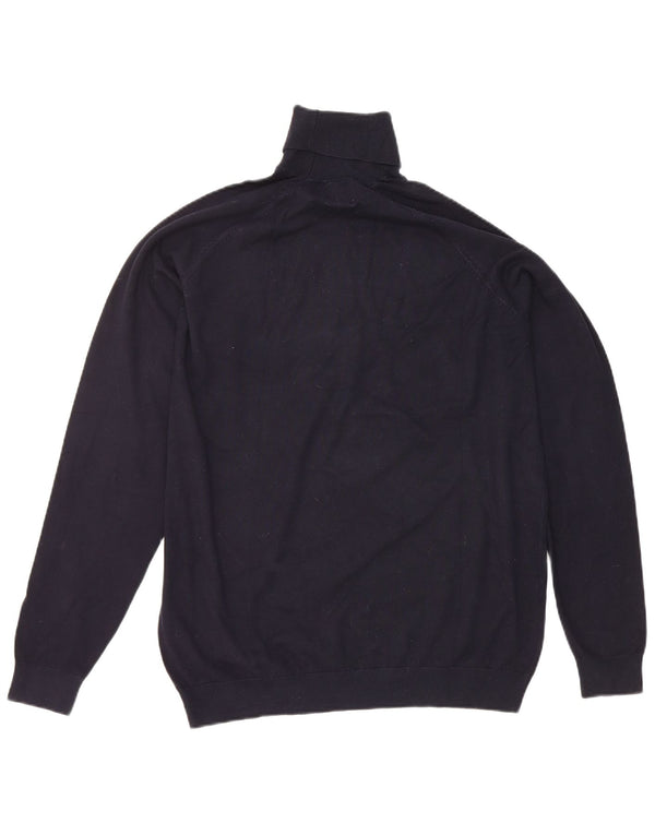 Женский джемпер с высоким воротником Zara UK 18 XL, темно-синий