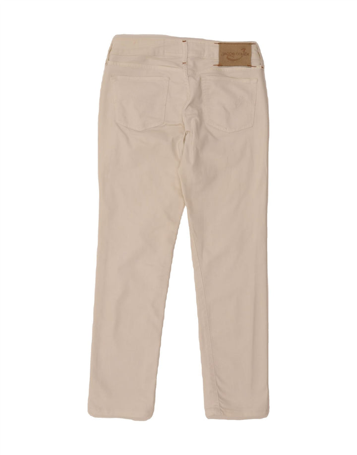JACOB COHEN Womens Slim Jeans W29 L28 White Cotton Vintage Jacob Cohen and Second-Hand Jacob Cohen from Messina Hembry 