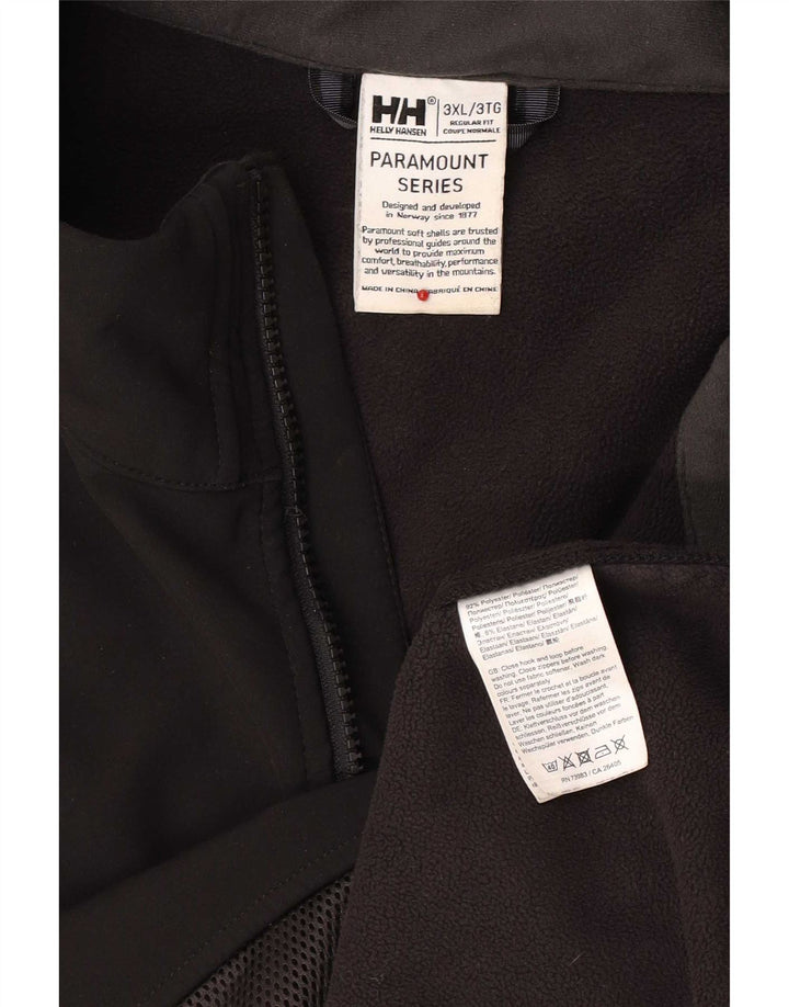 Jaqueta corta-vento masculina Helly Hansen Regular Fit UK 46 3XL poliéster preto