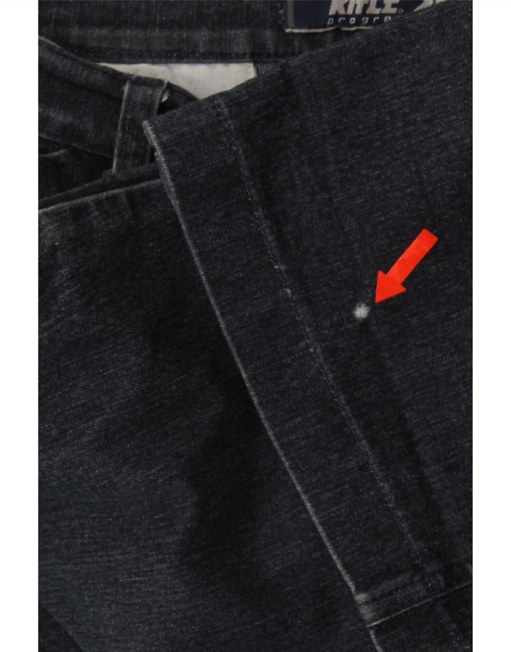 RIFLE Womens Capri Jeans W32 L21 Navy Blue Cotton Vintage Rifle and Second-Hand Rifle from Messina Hembry 