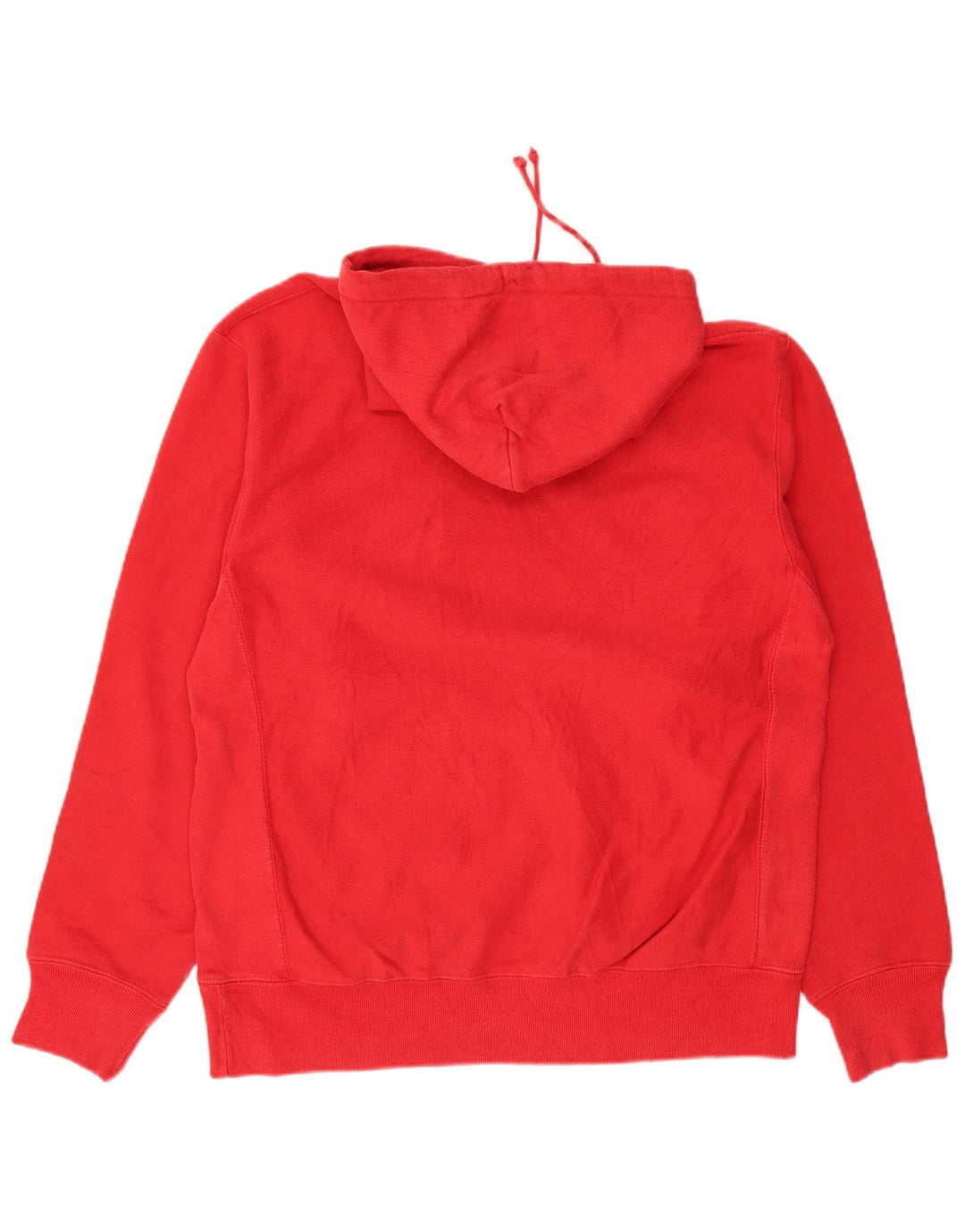 CHAMPION Mens Reverse Weave Graphic Hoodie Jumper Large Red