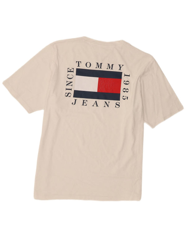 Tommy Hilfiger T-shirt graphique pour homme en coton blanc 3XL