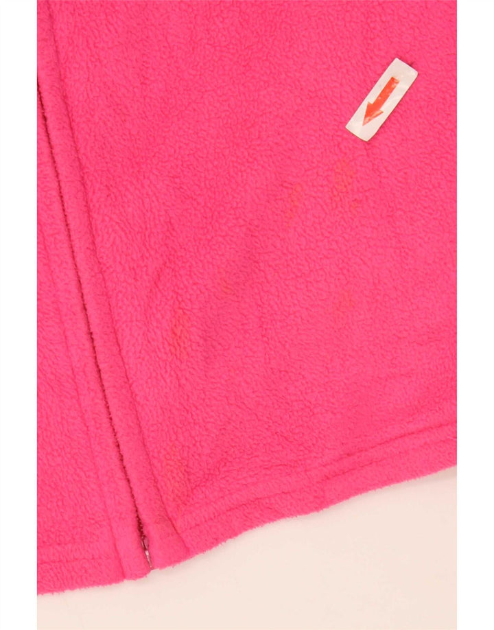 Marks & Spencer Womens Fleece Jacket UK 20 2XL  Pink Polyester