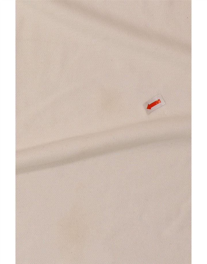 DIADORA Mens Polo Shirt Medium White Cotton