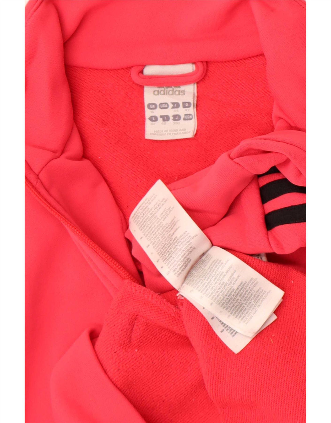 Adidas træningsdragt topjakke til kvinder UK 16 Large Pink Polyester
