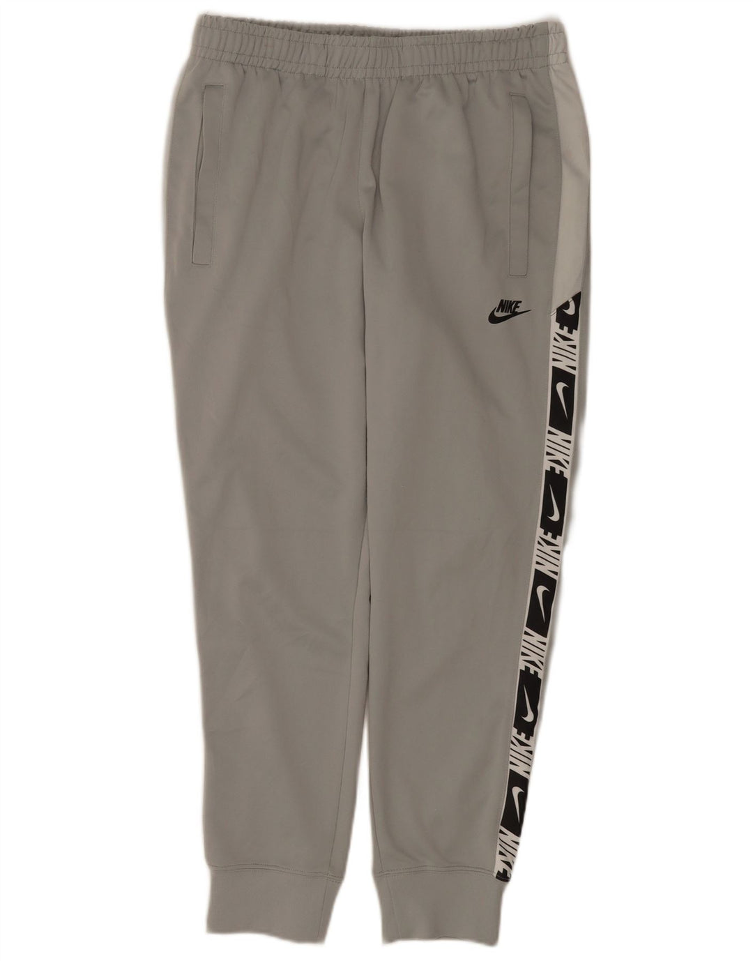 Nike Mens Graphic Tracksuit Trousers Joggers Medium Grey Colourblock