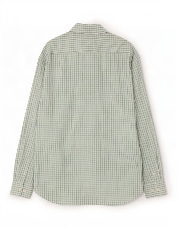 Gap Mens Classic Fit ing Méret 17 1/2 XL Green Gingham Cotton