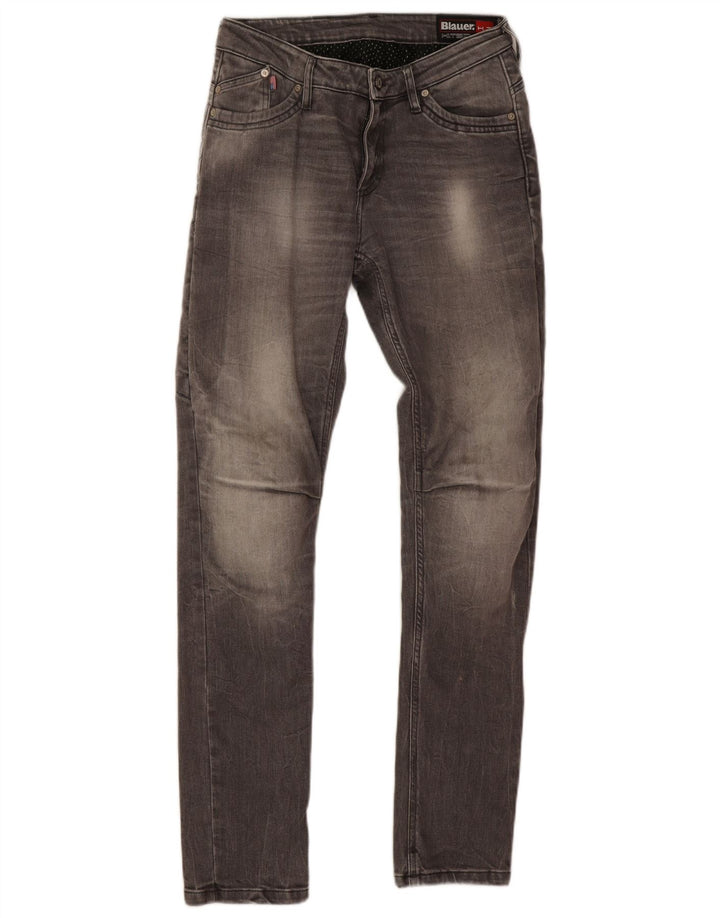 Blauer Womens Skinny Jeans W28 L29 Grey Cotton