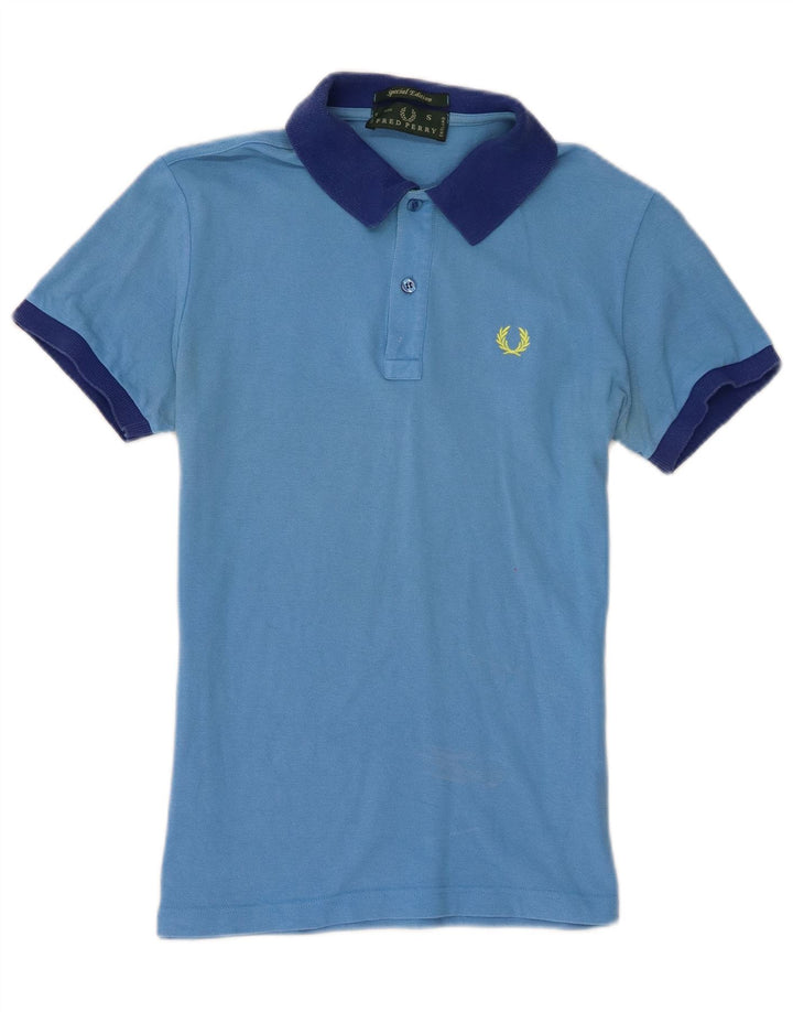Fred Perry Polo Homme Petit Bleu Coton