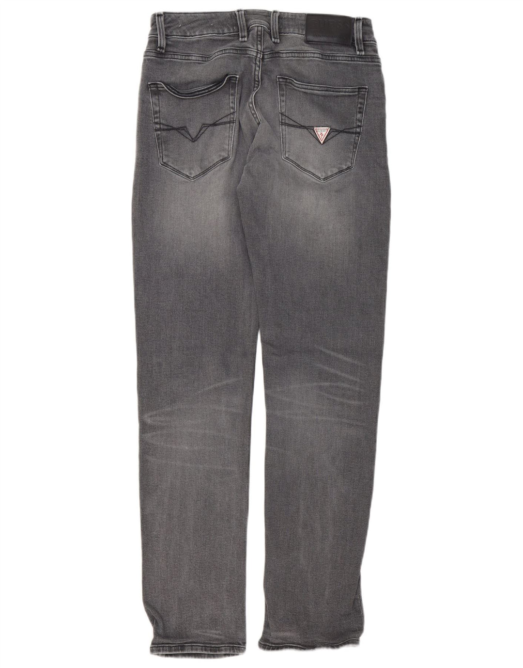Guess Mens Slim Jeans W30 L31 Grey Cotton