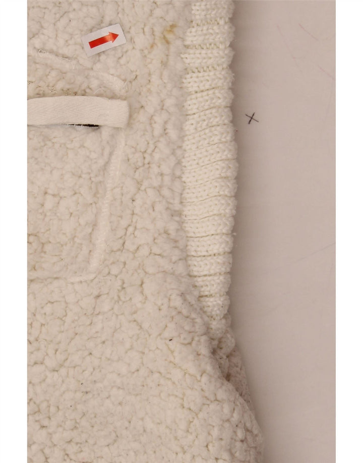 ORVIS Womens Fleece Gilet UK 16 Large Off White Polyester Vintage Orvis and Second-Hand Orvis from Messina Hembry 