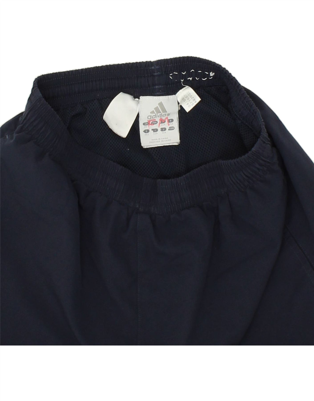 ADIDAS Boys Sport Shorts 7-8 Years Navy Blue Polyester Vintage Adidas and Second-Hand Adidas from Messina Hembry 