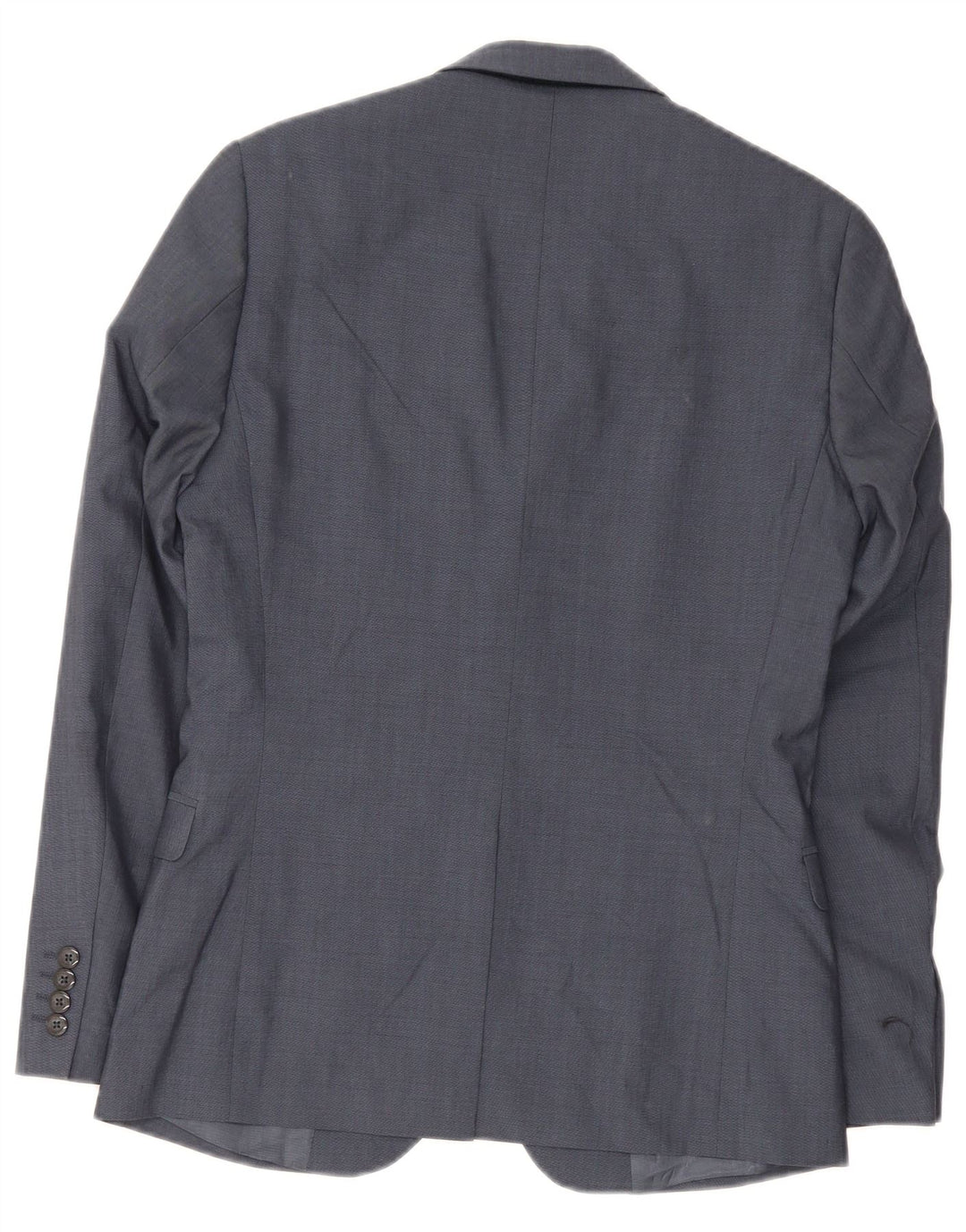 Dkny Veste Blazer Slim Fit à 2 Boutons pour Homme UK 36 Petite Laine Bleu Marine