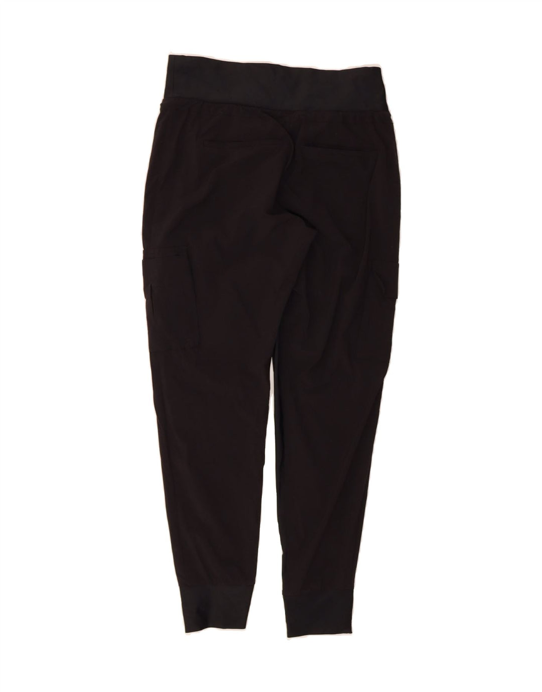 ATHLETA Womens Cargo Tracksuit Trousers Joggers US 2 XS  Black Polyester Vintage Athleta and Second-Hand Athleta from Messina Hembry 