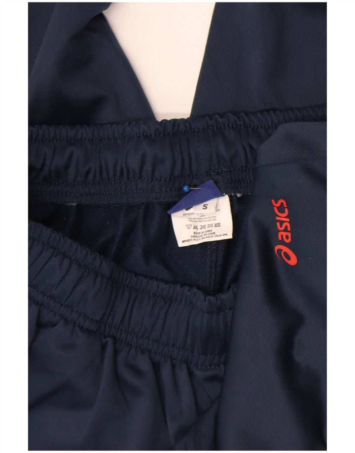 Asics Pantalon De Survêtement Homme Petit Bleu Marine Polyester