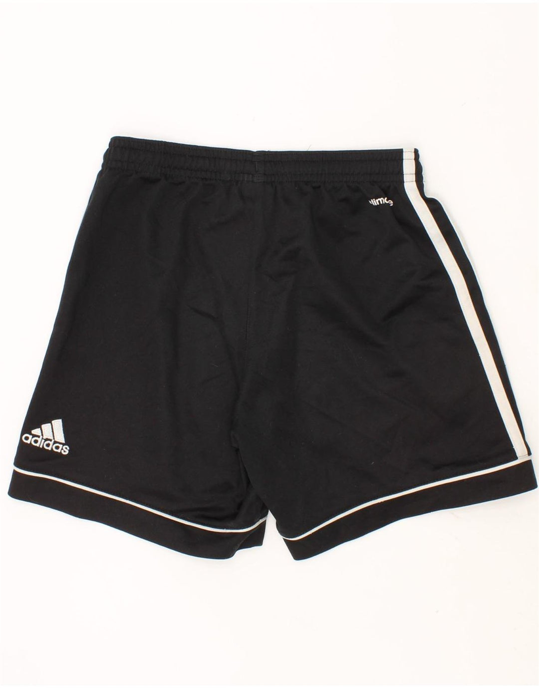 ADIDAS Boys Climalite Sport Shorts 9-10 Years Black Polyester Vintage Adidas and Second-Hand Adidas from Messina Hembry 