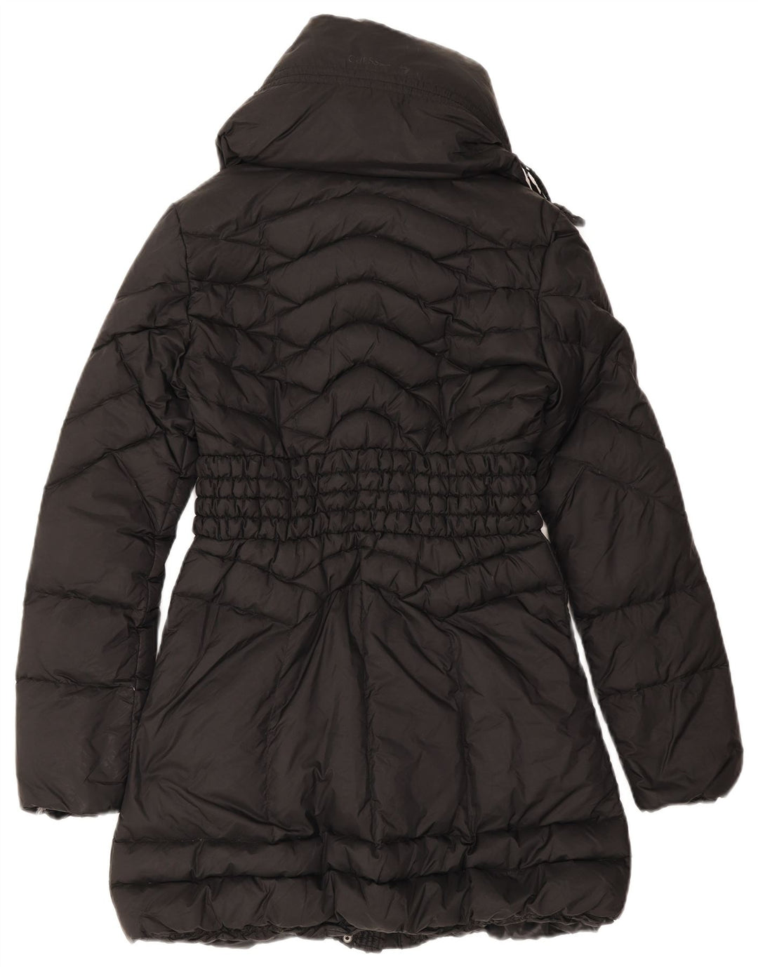 Guess Womens Padded Coat UK 8 Small  Black Polyester