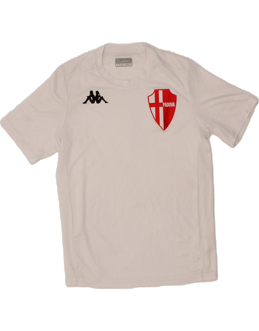 KAPPA Boys Graphic T-Shirt Top 13-14 Years White Polyester Vintage Kappa and Second-Hand Kappa from Messina Hembry 