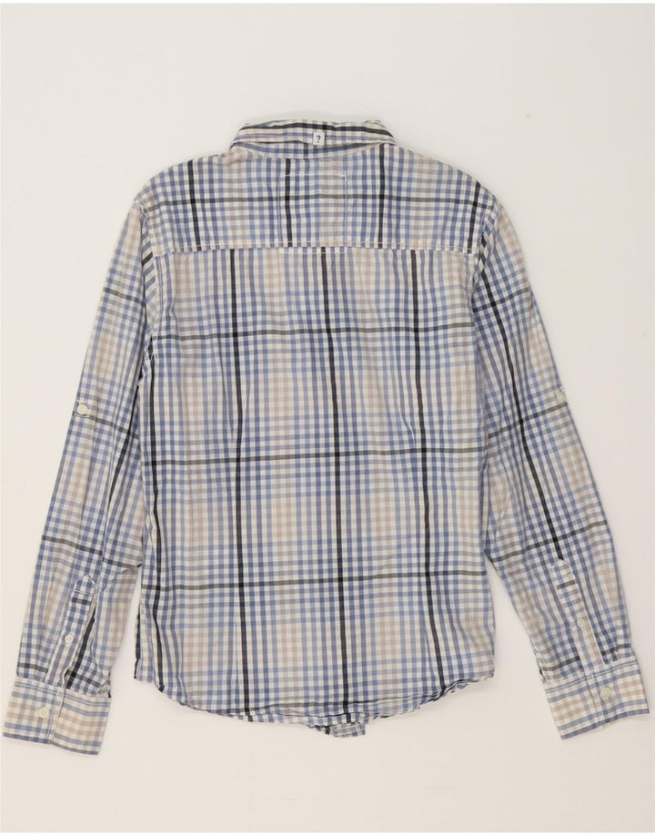 GUESS Boys Shirt 15-16 Years Large Blue Check Cotton Vintage Guess and Second-Hand Guess from Messina Hembry 