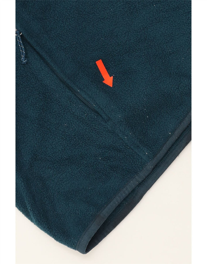 EDDIE BAUER Womens Fleece Gilet UK 16 Large Blue Polyester Vintage Eddie Bauer and Second-Hand Eddie Bauer from Messina Hembry 