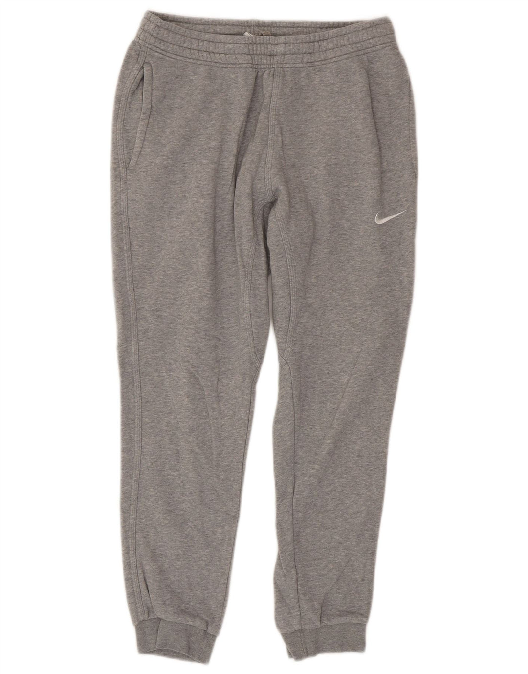 Nike Mens Tracksuit Trousers Joggers Medium Grey Cotton