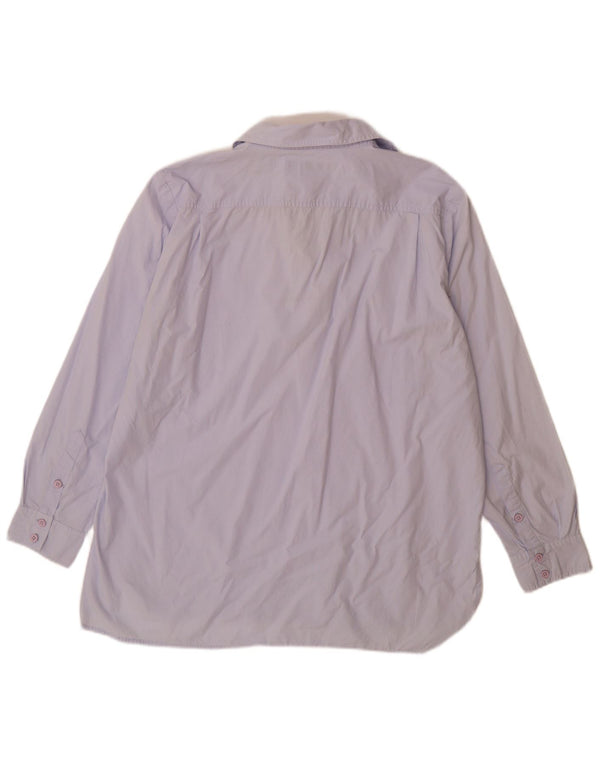 French Connection Womens Pullover Shirt UK 14 Large Blue