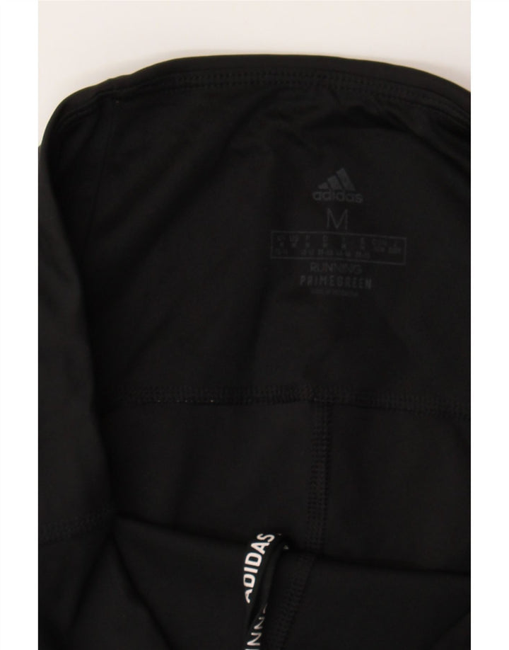 ADIDAS Womens Aeroready Leggings UK 12/14 Medium  Black Polyester Vintage Adidas and Second-Hand Adidas from Messina Hembry 