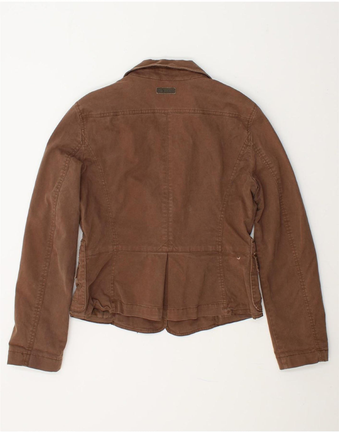 MARLBORO CLASSICS Womens 1 Button Blazer Jacket EU 46 XL Brown Cotton Vintage Marlboro Classics and Second-Hand Marlboro Classics from Messina Hembry 