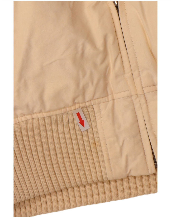Damska ocieplana kurtka Woolrich UK 10 Small, beżowa, bawełniana