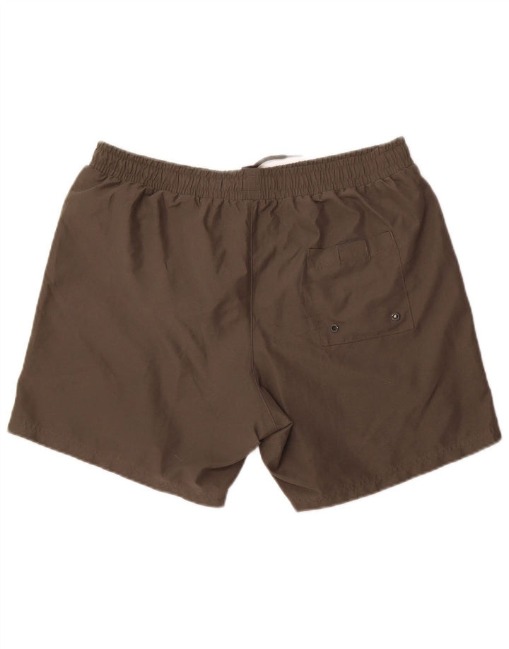 Fila Mens Swimming Shorts Large  Khaki Polyester