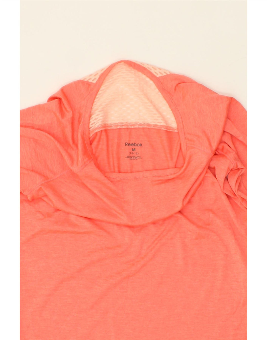 REEBOK Girls Top Long Sleeve 10-11 Years Medium Orange Polyester Vintage Reebok and Second-Hand Reebok from Messina Hembry 