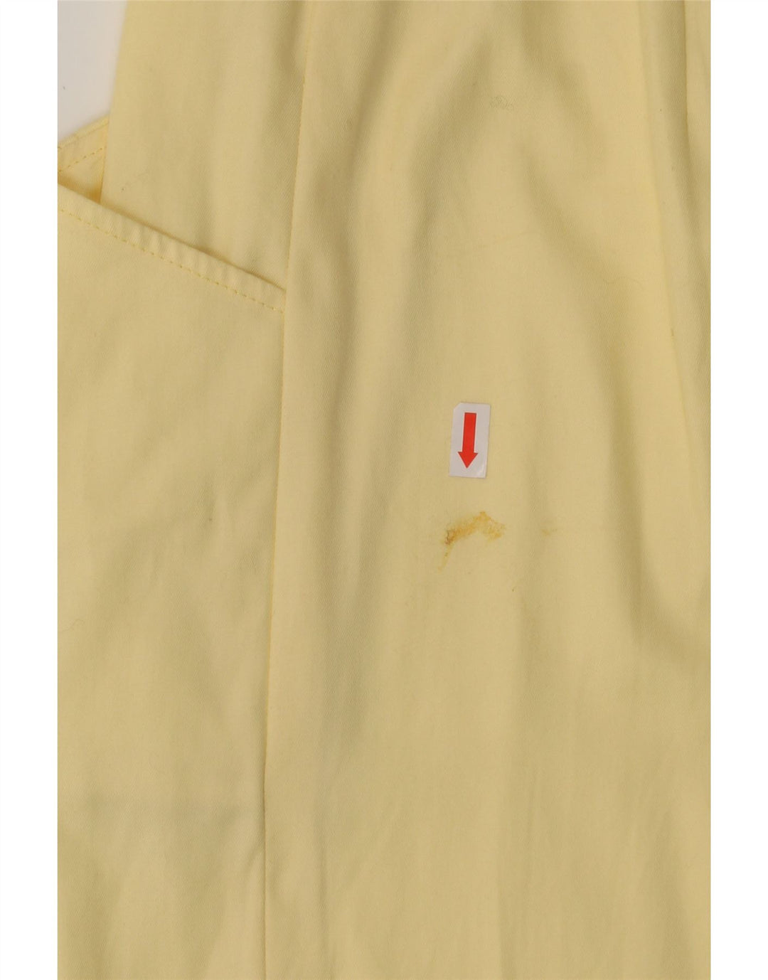 VINTAGE Womens Straight Skirt W26 Small Yellow Vintage Vintage and Second-Hand Vintage from Messina Hembry 