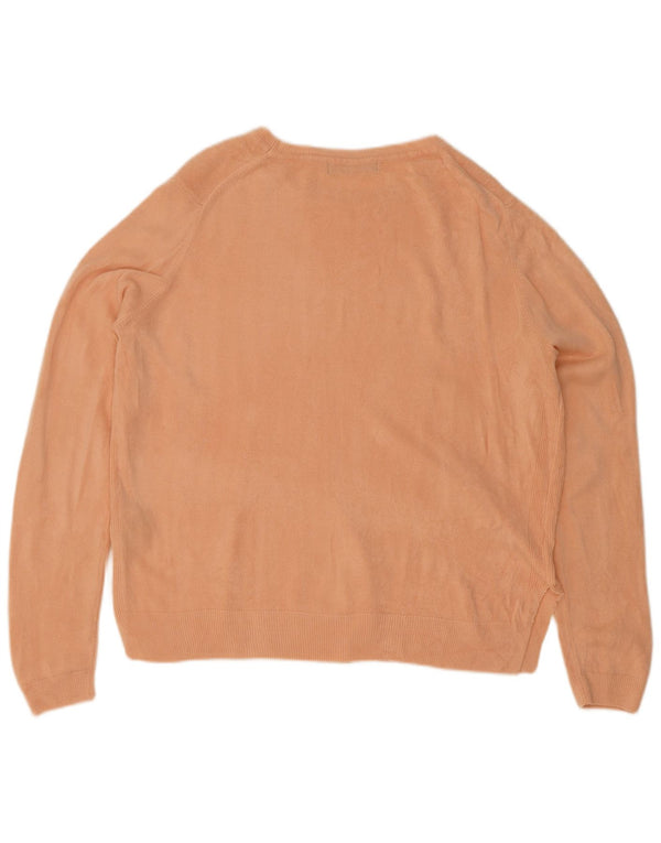 Marks & Spencer Pull col bateau pour femme UK 16 Grand acrylique rose