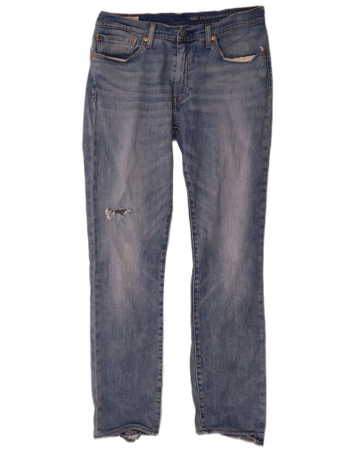Levi's Jean Slim Effet Déchiré W34 L32 Homme Bleu Coton