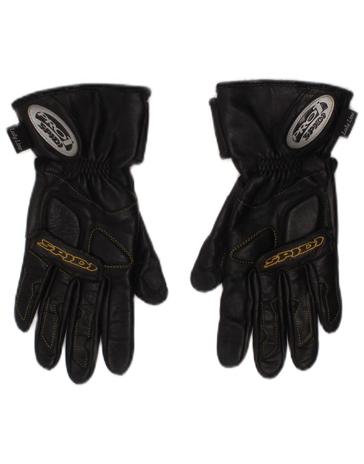 Spidi Damen Lady Line Biker Lederhandschuhe Medium Schwarz Motorrad